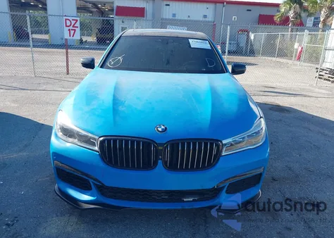 2017 BMW 750 I z USA, uszkodzony, nr VIN WBA7F0C34HGM22159